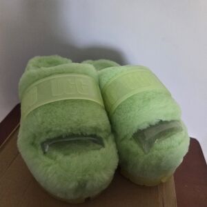 UGG Fluffita Green & Clear